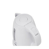 Bollitore elettrico Adler 1 litro in bianco con impugnatura ergonomica e base lampo per acqua calda