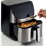 Friggitrice ad aria Ariete 7 litri con design moderno e cassetto per patatine croccanti