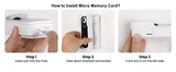 ieGeek Videocitofono wireless con suoneria, videocamera per campanello HD 2K