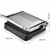 Barbecue elettrico Little Balance 2000W con piastra in acciaio inox e controllo digitale della temperatura