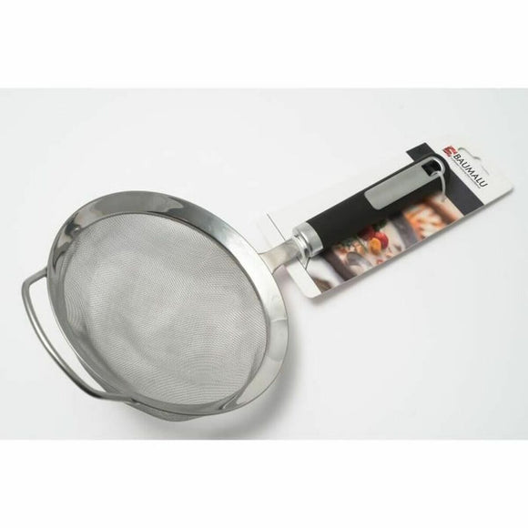 Colino acciaio inox Baumalu con manico ergonomico per filtrare alimenti in cucina