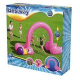 Irrigatore flamingo da giardino Bestway per bambini con spruzzi d'acqua e design divertente