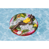Isola galleggiante gonfiabile frutta Bestway con design tropicale, ideale per il relax in piscina