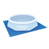 Pavimento protettivo piscina Bestway con piscina gonfiabile Fast Set in azzurro
