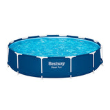 Piscina fuori terra Bestway 366x76 in acciaio con design rotondo e struttura resistente