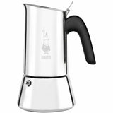 Caffettiera italiana Bialetti acciaio inox con manico ergonomico per una preparazione del caffè perfetta
