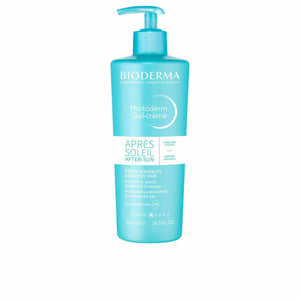 Crema doposole prolungatore abbronzatura Bioderma in flacone da 500 ml per pelli sensibili