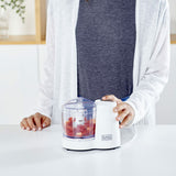 Robot da cucina Black & Decker con contenitore trasparente per tritare frutta e verdura