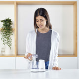 Robot da cucina Black & Decker con ciotola trasparente e regolatore di velocità, ideale per preparazioni in cucina