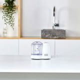 Tritatutto Black & Decker bianco, compatto ideale per la preparazione di ingredienti in cucina