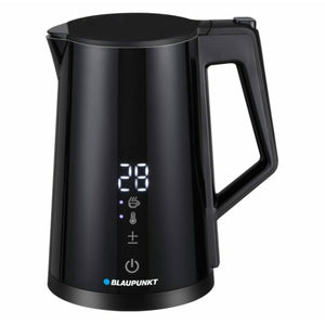 Bollitore elettrico Blaupunkt nero con display digitale e controllo della temperatura