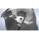 Dettaglio della lama del frullatore a immersione Bosch 1000W per miscelare ingredienti in modo efficace