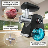 Tritatutto Bosch multifunzione con motore da 2100 W per macinare fino a 3,5 kg di carne al minuto