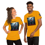 Maglietta unisex Brainrot Tung Tung Tung Sahur in arancione con design accattivante per ogni occasione