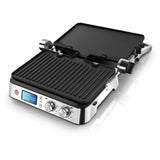 Barbecue elettrico Braun 2000W con griglia antiaderente e pannello di controllo digitale