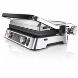 Barbecue elettrico Braun 2200 W con controllo della temperatura e design elegante in acciaio inox