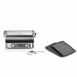 Barbecue elettrico Braun 2200 W con pannelli intercambiabili e termometro per una cottura precisa