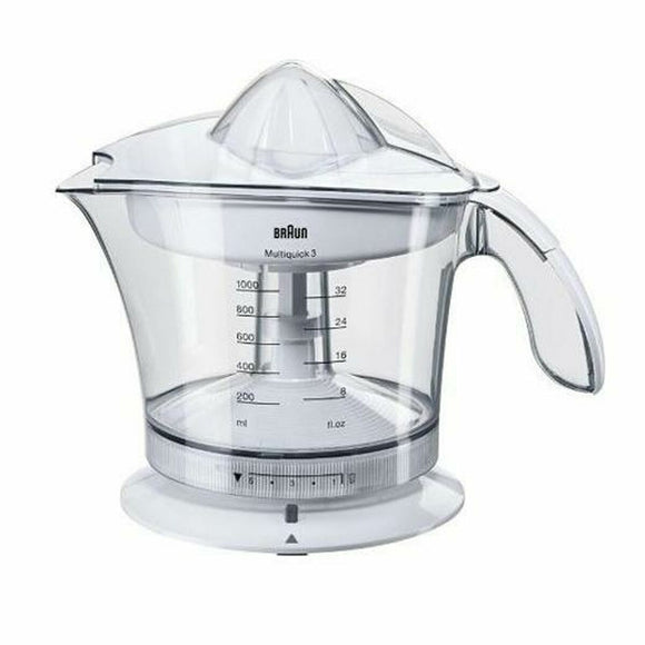 Spremiagrumi elettrico Braun Citromatic con recipiente trasparente e graduazione per dosaggio preciso