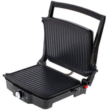 Griglia elettrica barbecue elettrico Camry con piastra antiaderente e coperchio regolabile