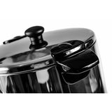 Bollitore elettrico acciaio inox 20 litri con coperchio e manico ergonomico per una facile maneggevolezza