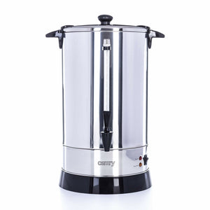 Bollitore elettrico acciaio inox 20 litri con rubinetto e design elegante per uso domestico