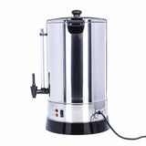 Bollitore elettrico acciaio inox 20 litri Adler con rubinetto per erogazione facile e base stabile