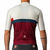 Maglia da ciclismo Castelli marrone con maniche corte e design aerodinamico, ideale per le uscite in bici
