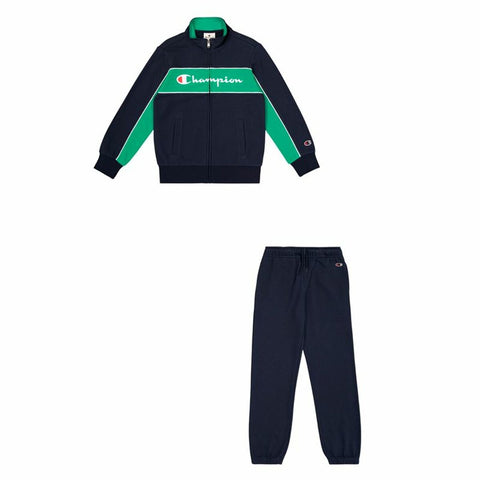 Tuta da Bambini Champion Full Zip Suit Blu scuro Blu Marino