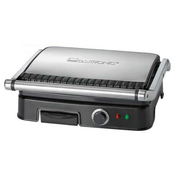 Barbecue elettrico Clatronic KG 3487 con griglia antiaderente e regolazione della temperatura