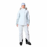 Giacca da sci Columbia donna in bianco, ideale per sport invernali e condizioni fredde