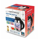 Moka elettrica Esperanza Seine da 1,8 litri con pannello di controllo e spegnimento automatico