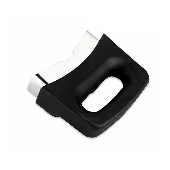 Manico ricambio Fagor Rapid Xpress in plastica nera con finitura metallica per utensili da cucina