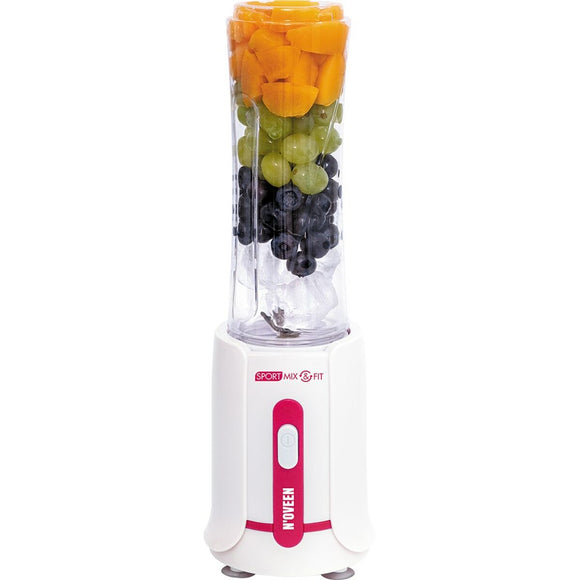 Frullatore N'oveen SB220 bianco con frutta fresca per frullati e smoothie nutrienti