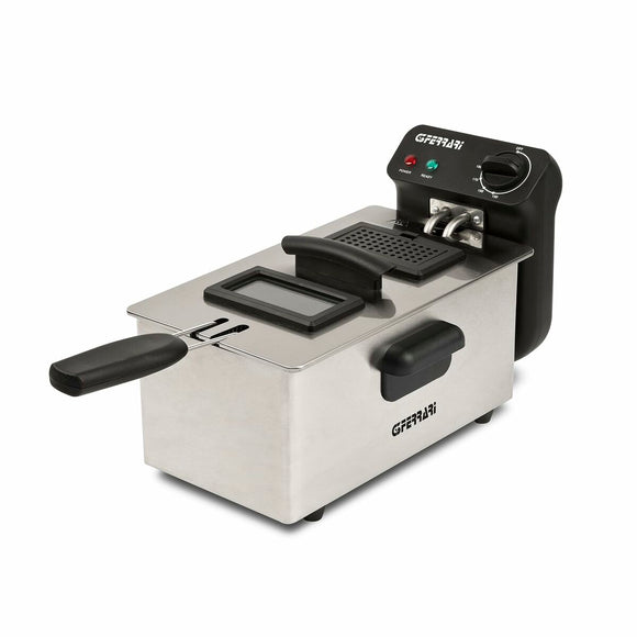 Friggitrice ad aria G3Ferrari 10 litri in acciaio inossidabile con display digitale e cesto removibile