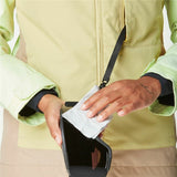 Giacca da sci Picture donna sostenibile in azzurro con tasca per smartphone e maniche regolabili