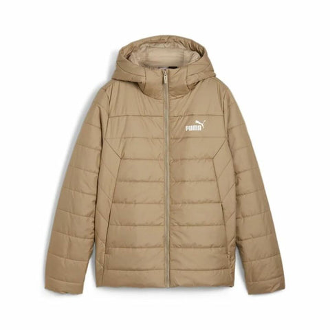 Giacca Sportiva da Donna Puma Ess Hooded Padded Jacket Beige