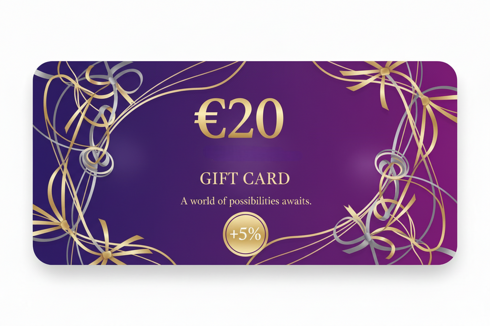 Gift Card da € 20,00 con il 5% in omaggio
