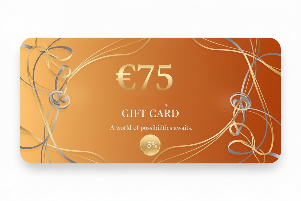 Gift Card da € 75,00 con il 5% in omaggio