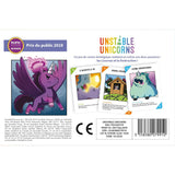 Gioco da tavolo unicorns Unstable Unicorns con carte colorate e personaggi divertenti
