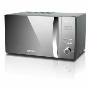 Forno microonde con grill Haeger dal design elegante e funzionalità avanzate per la cucina moderna
