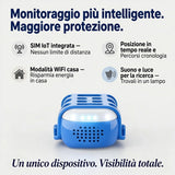 Localizzatore GPS per animali domestici (cani e gatti) con SIM IoT integrata