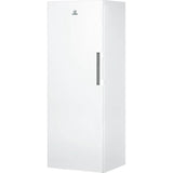 Freezer verticale Indesit 228 litri in bianco con design elegante per la casa e la cucina