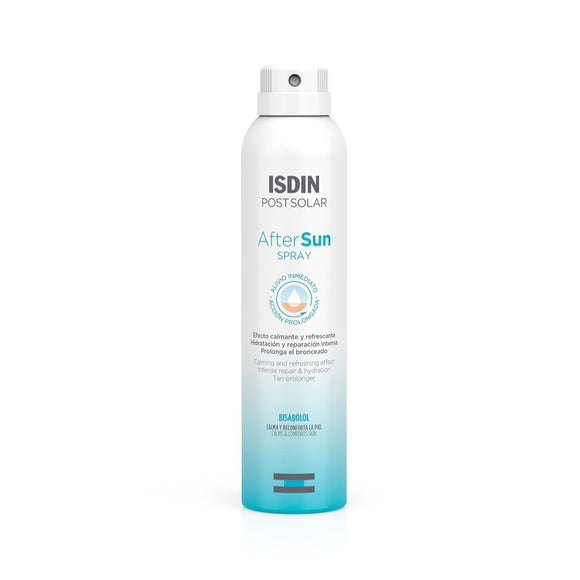 Spray dopo sole Isdin Post Solar da 200 ml per protezione solare spray 200 ml con effetto lenitivo