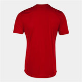 Maglia calcio bambini Joma in rosso, ideale per piccole stelle del sport all'aria aperta