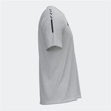 Maglia calcio uomo Joma grigia con maniche corte e design moderno per sportivi