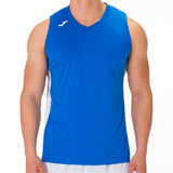 Maglia calcio uomo Joma in blu, leggera e ideale per le partite estive all'aperto