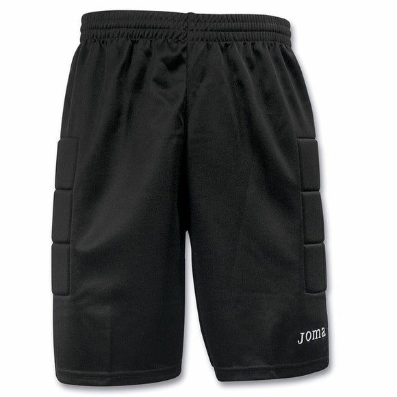 Pantaloncino portiere calcio Joma in nero con tasche imbottite per protezione e comfort