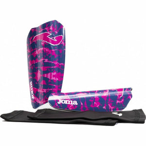 Parastinchi calcio Joma fucsia con design innovativo e coprigamba inclusi per una protezione ottimale durante le partite