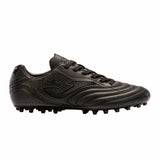 Scarpe da calcio Joma Aguila uomo nere con tomaia in pelle e suola resistente per prestazioni ottimali.