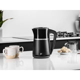 Bollitore elettrico acciaio inossidabile Lafe in nero con design moderno e manico ergonomico